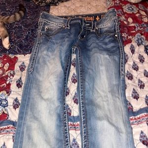Rock revival boot cut pants size 24